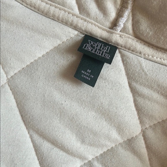 Wild Fable Cream Quilted Jacket - Picture 2 of 4